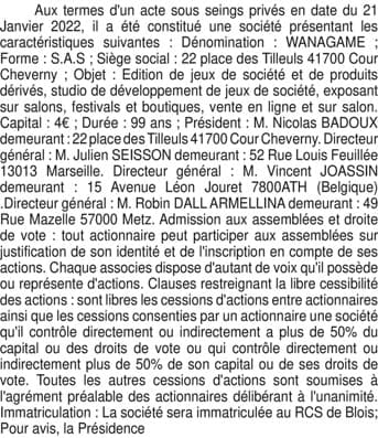 Contenu publication