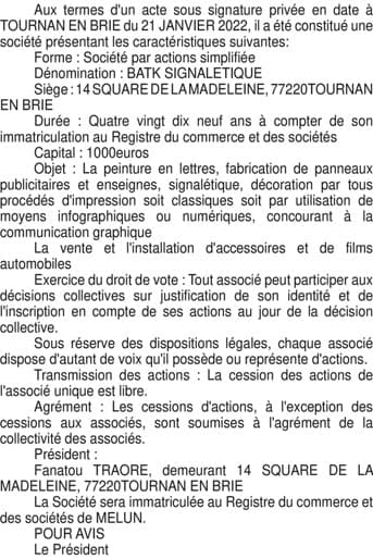 Contenu publication