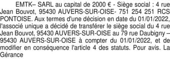 Contenu publication