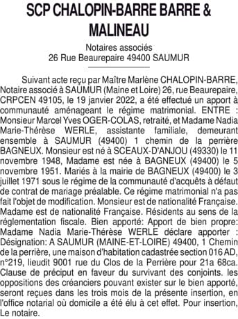 Contenu publication