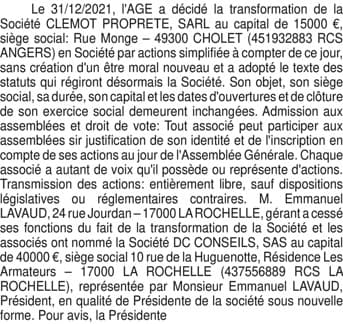 Contenu publication