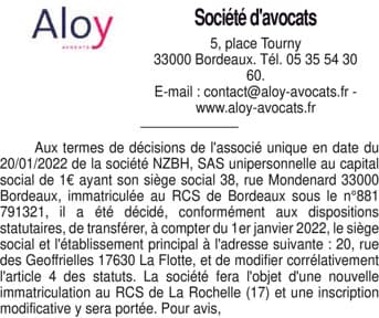 Contenu publication
