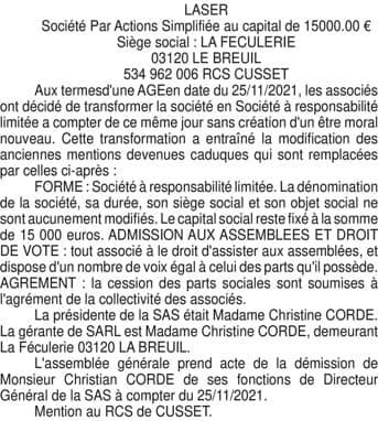 Contenu publication