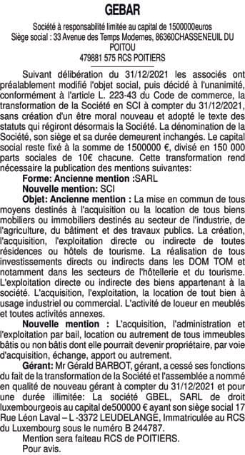 Contenu publication