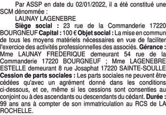 Contenu publication