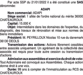 Contenu publication