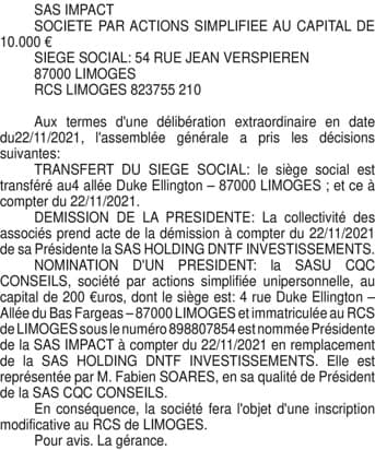 Contenu publication