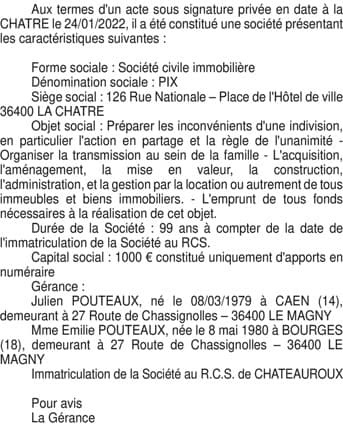 Contenu publication