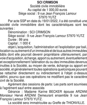 Contenu publication