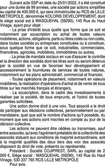 Contenu publication