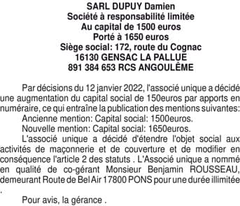Contenu publication