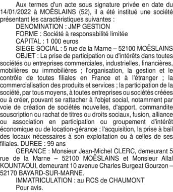Contenu publication