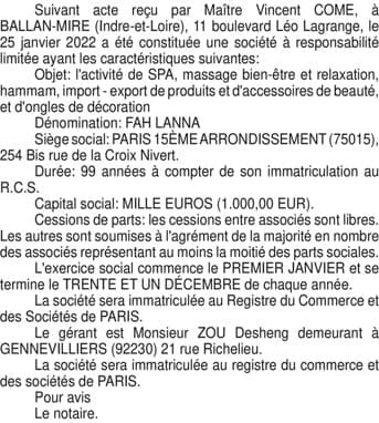 Contenu publication