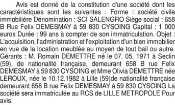 Contenu publication
