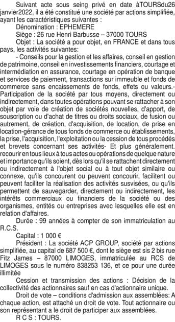 Contenu publication