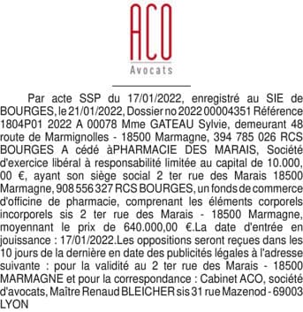 Contenu publication