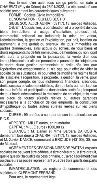 Contenu publication