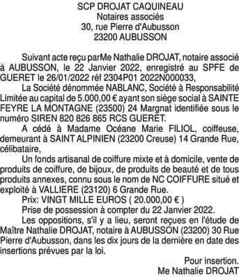 Contenu publication