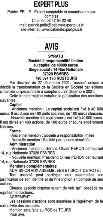 Contenu publication