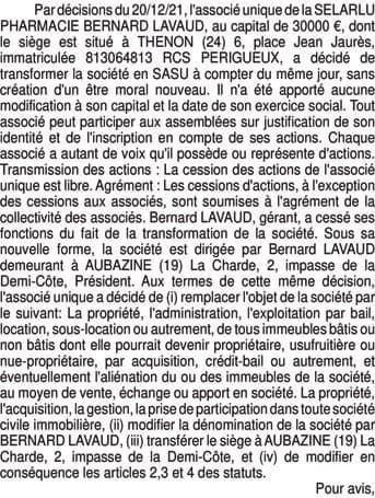 Contenu publication