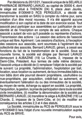 Contenu publication