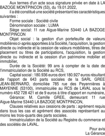 Contenu publication