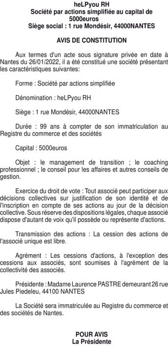 Contenu publication
