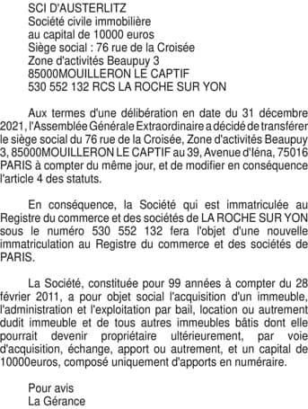 Contenu publication