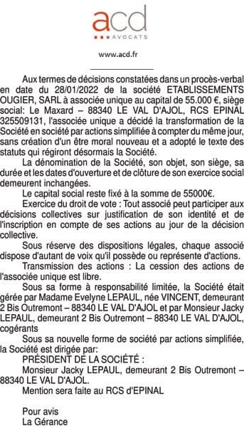 Contenu publication
