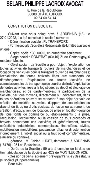 Contenu publication