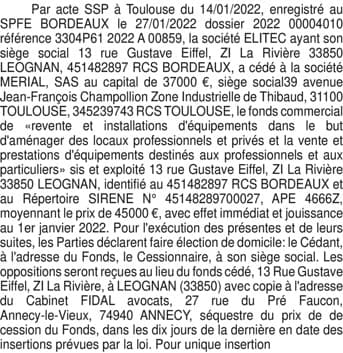 Contenu publication