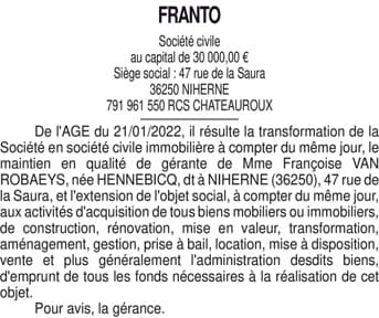 Contenu publication