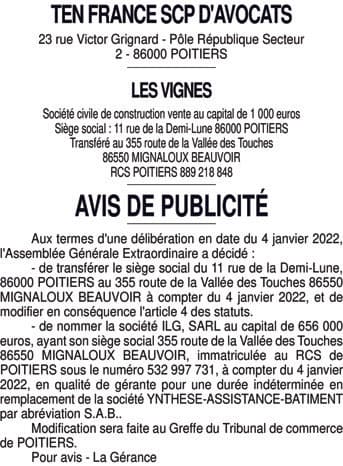 Contenu publication