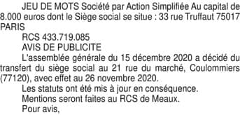 Contenu publication