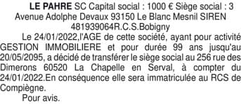 Contenu publication