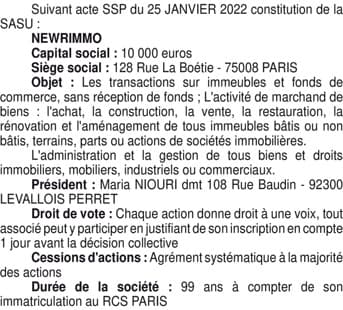 Contenu publication