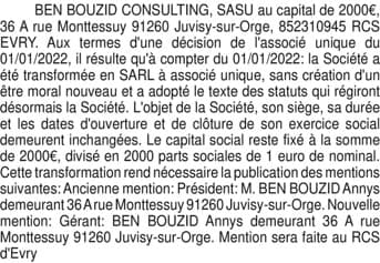 Contenu publication