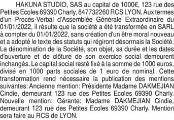 Contenu publication