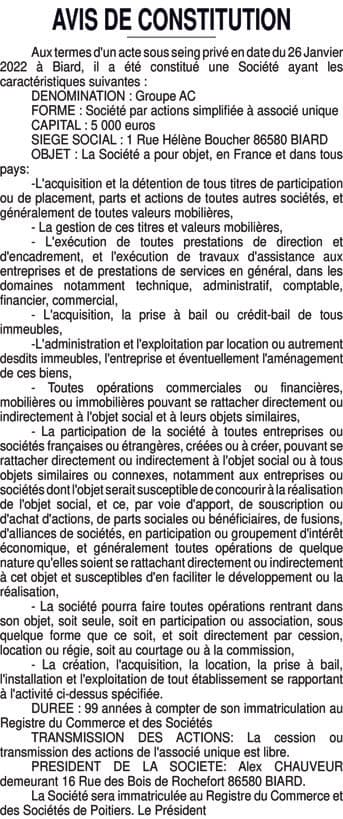 Contenu publication