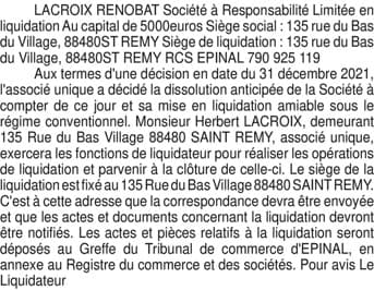 Contenu publication