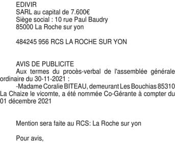 Contenu publication