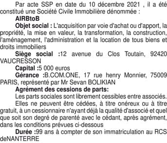 Contenu publication