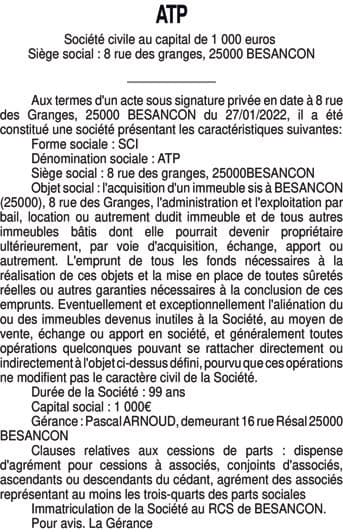 Contenu publication