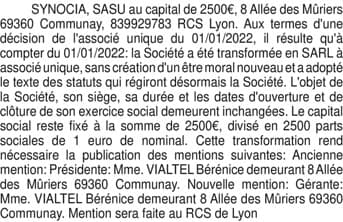 Contenu publication