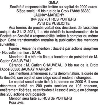 Contenu publication