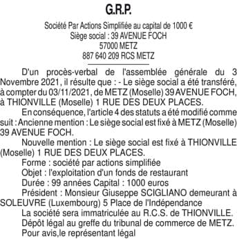 Contenu publication