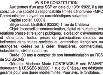 Contenu publication