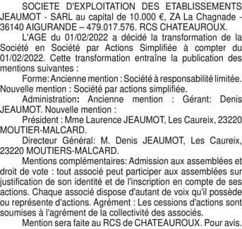 Contenu publication