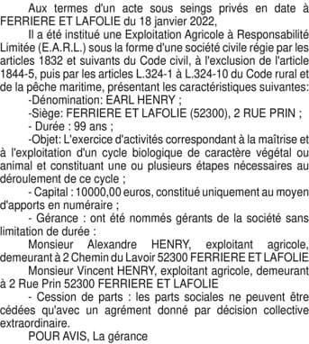Contenu publication