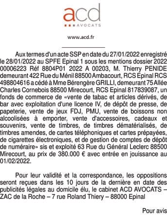 Contenu publication